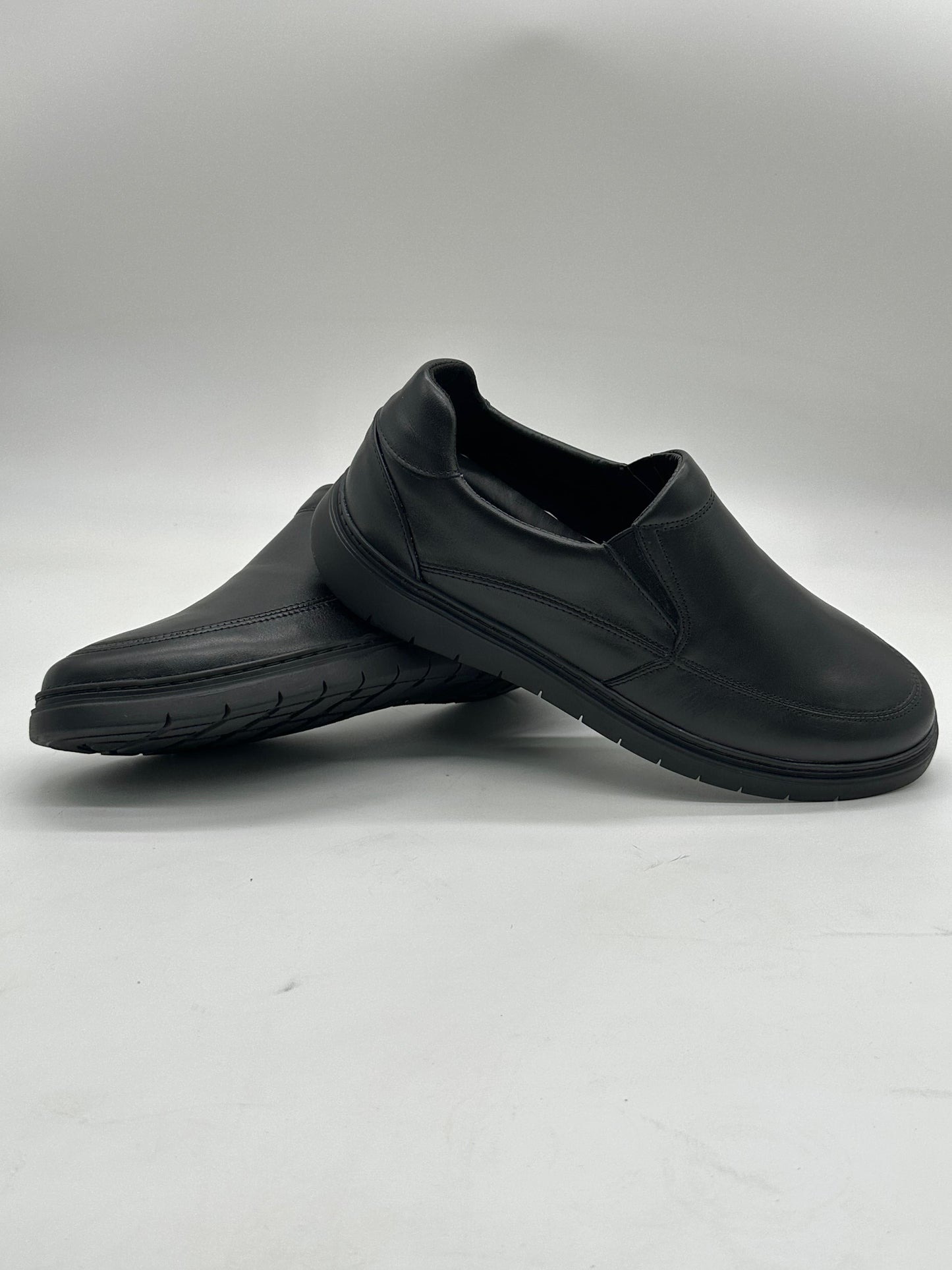 Mocassins Homme Noirs Sans Lacets