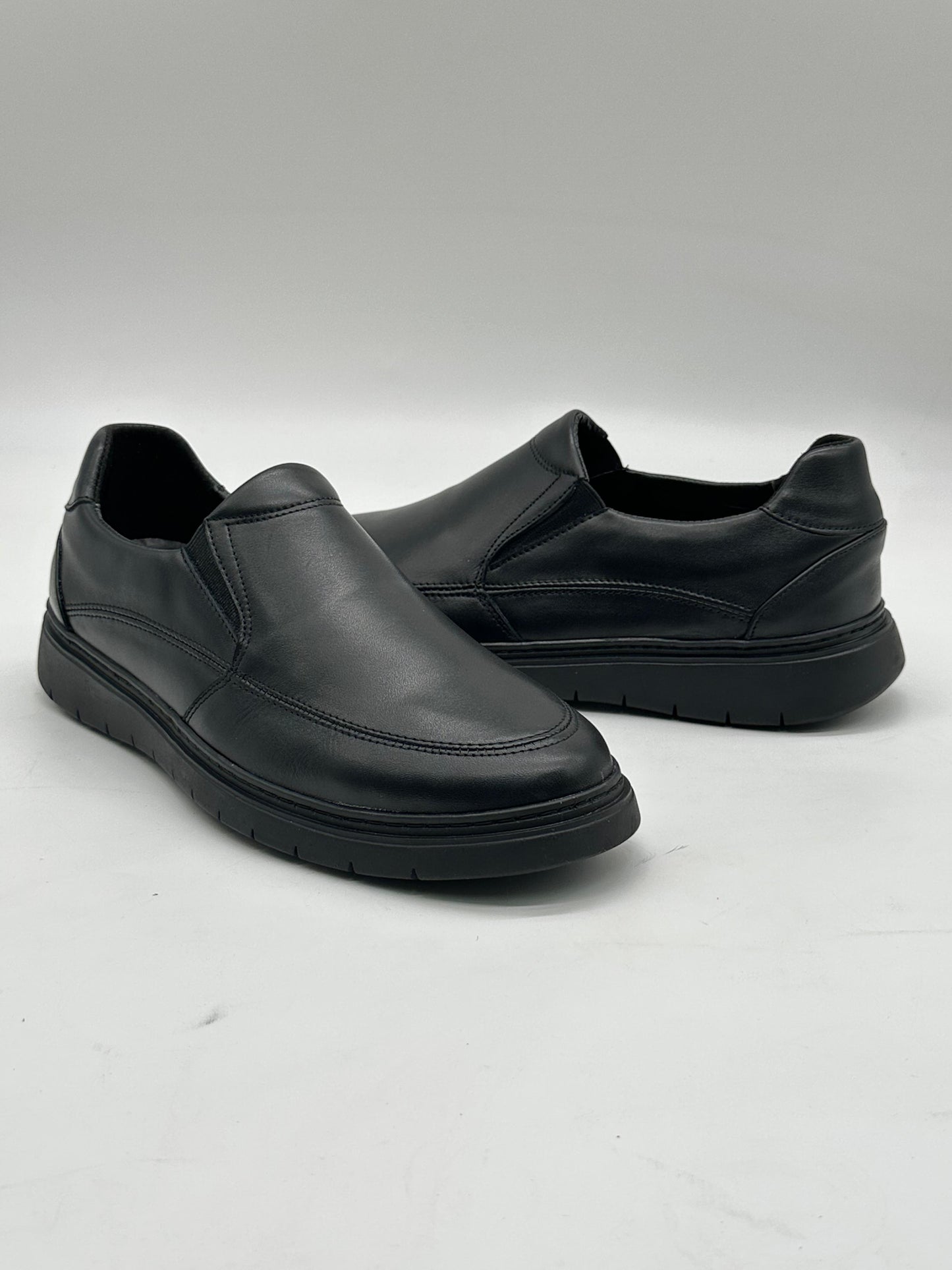 Mocassins Homme Noirs Sans Lacets