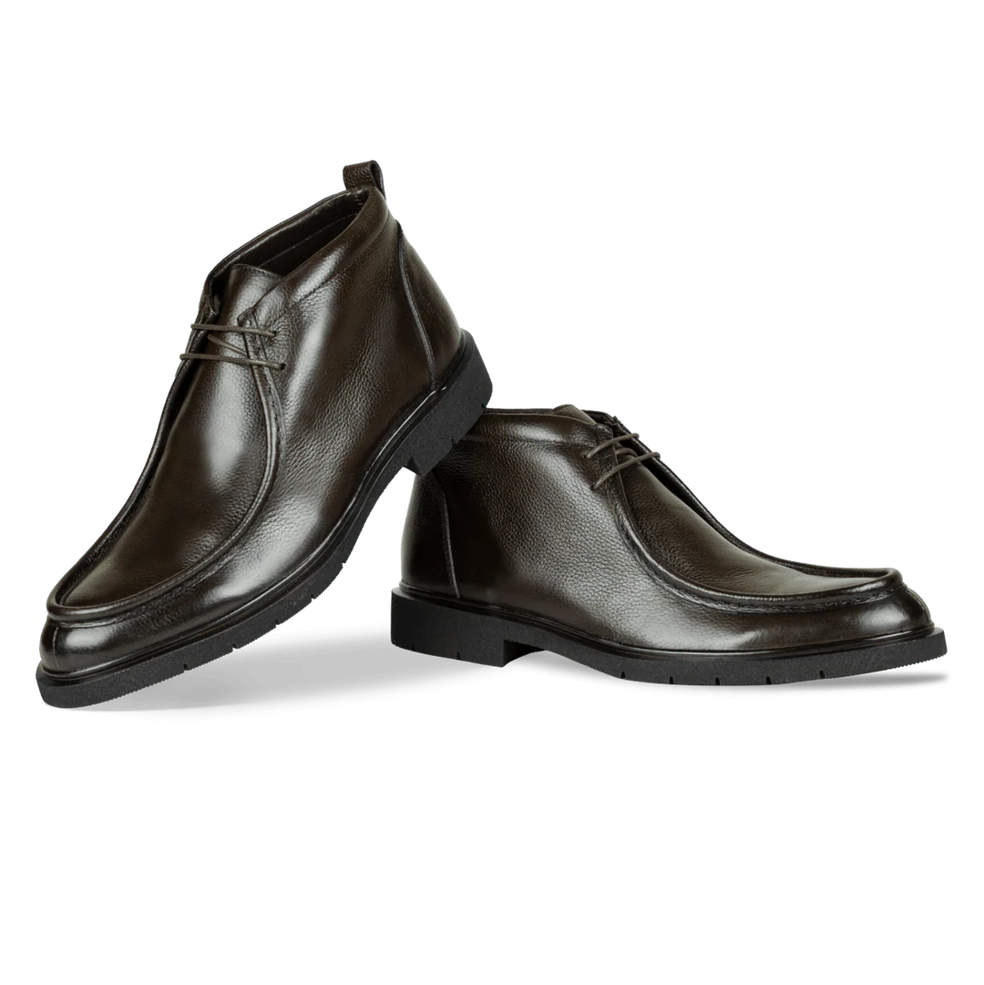 Murphy: Demi Bottes Homme - Cuir Noir