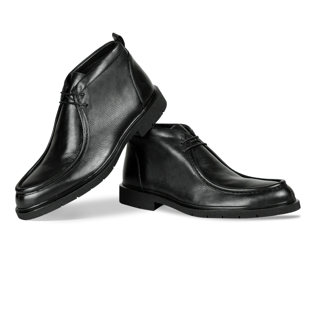 Murphy: Demi Bottes Homme - Cuir Noir