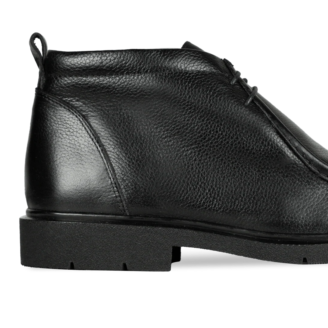 Murphy: Demi Bottes Homme - Cuir Noir