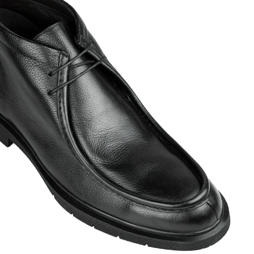 Murphy: Demi Bottes Homme - Cuir Noir