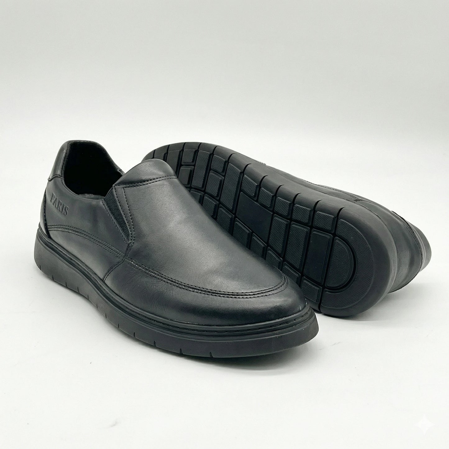 Mocassins Homme Noirs Sans Lacets