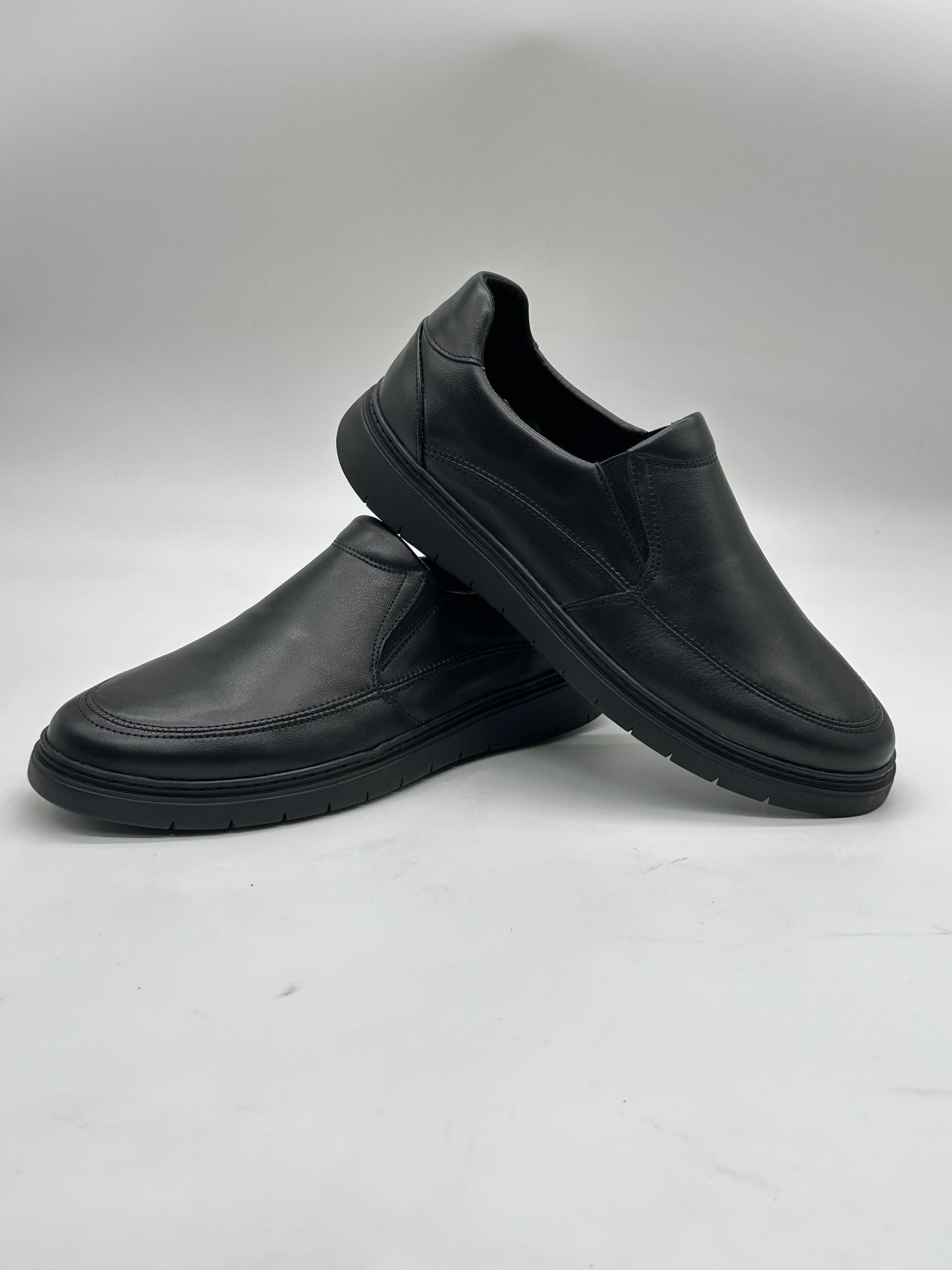 Mocassins Homme Noirs Sans Lacets