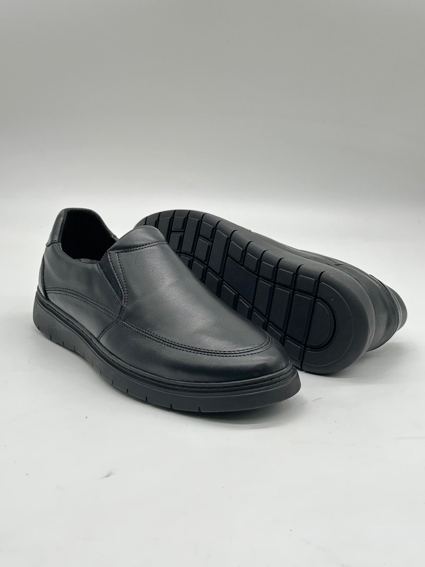 Mocassins Homme Noirs Sans Lacets