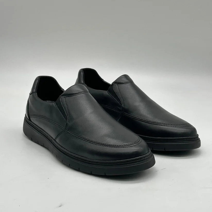 Mocassins Homme Noirs Sans Lacets