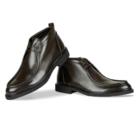 Murphy: Demi Bottes Homme - Cuir Noir