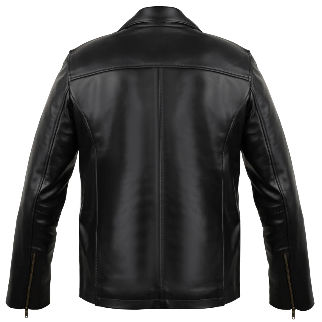 Perfecto: Jacket Hommes - Cuir Noir